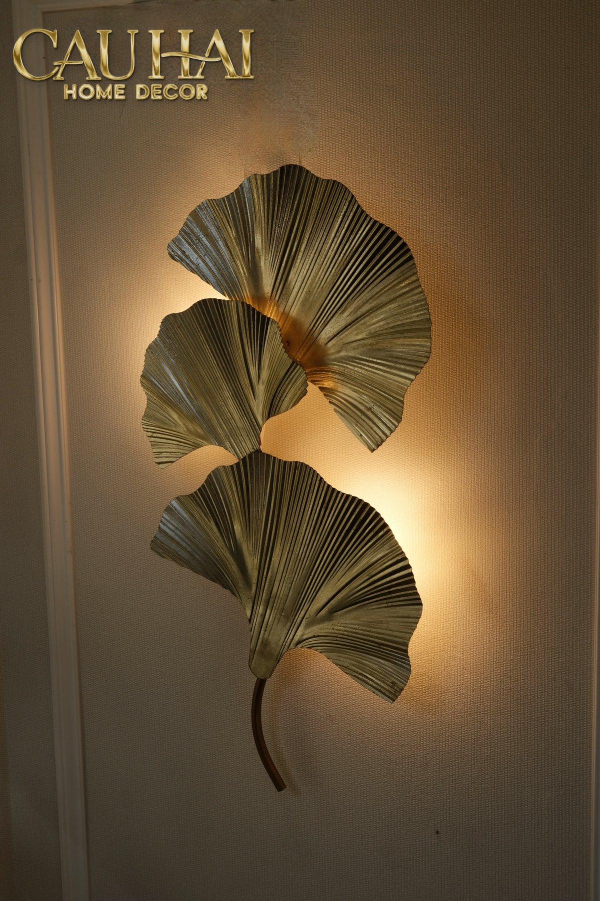 Maison Coutour - Đèn Tường Ginkgo Leaf D'or 14K Wall Sconce-ĐÈN TRANG TRÍ-CẬU HAI HOME DECOR
