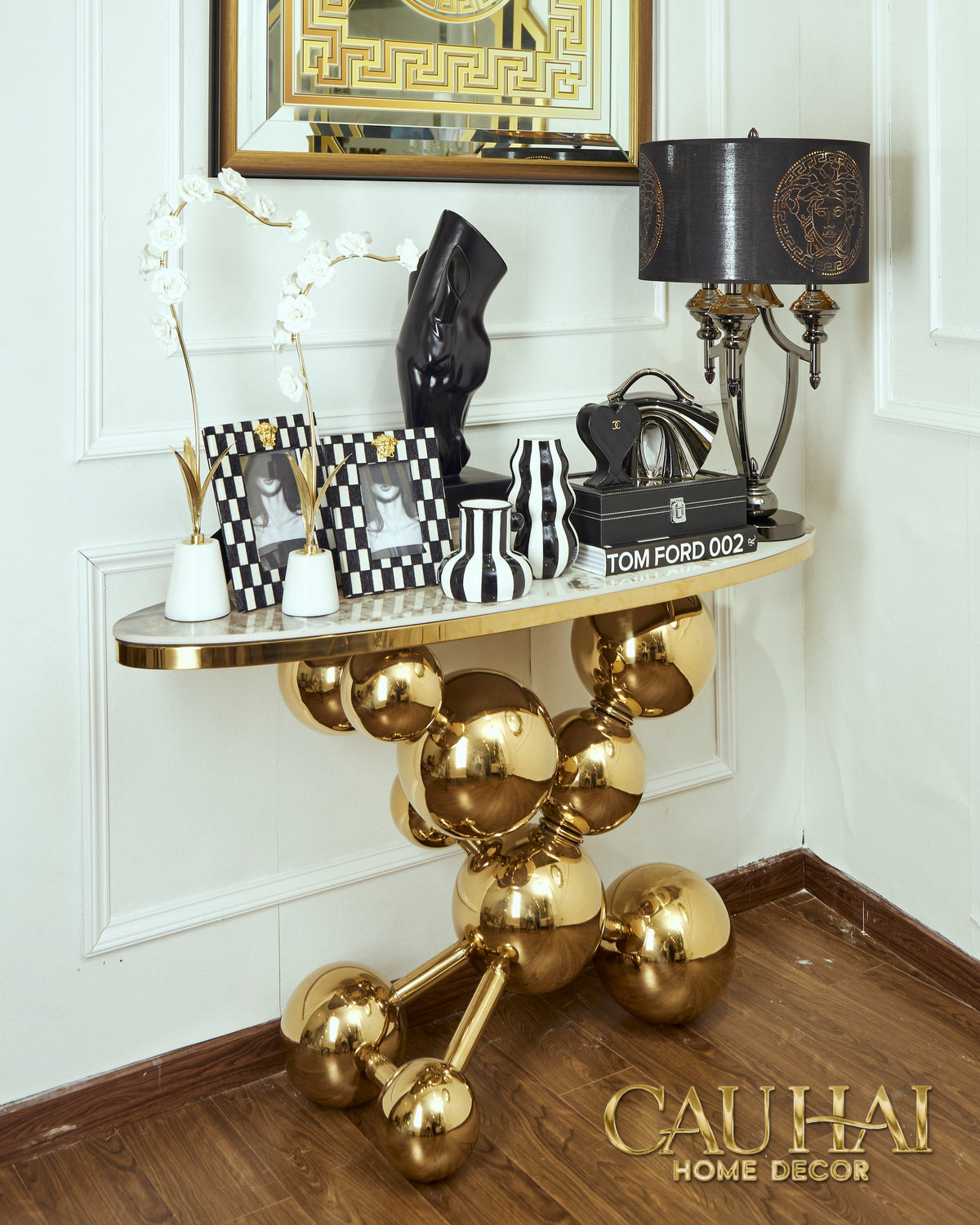 Maison Couture - Bàn Console Trang Trí Cao Cấp Sphère Royale Table-BÀN SOFA-CẬU HAI HOME DECOR-CẬU HAI HOME DECOR