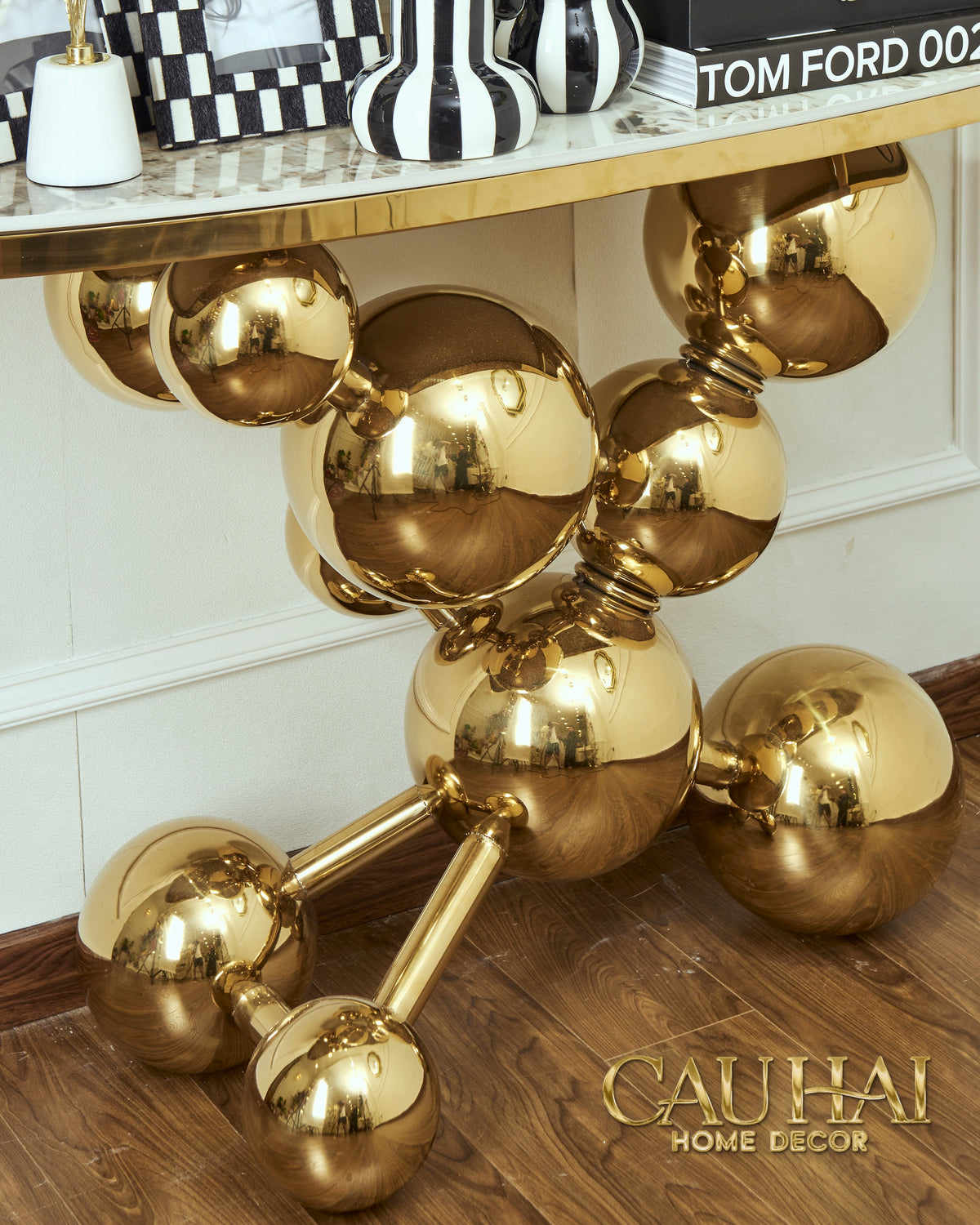 Maison Couture - Bàn Console Trang Trí Cao Cấp Sphère Royale Table-BÀN SOFA-CẬU HAI HOME DECOR-CẬU HAI HOME DECOR