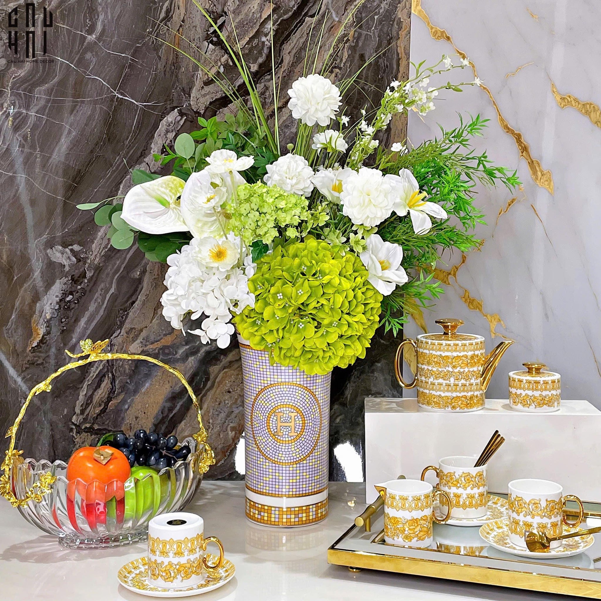 Maison Couture - Bình Hoa Cao Cấp Mystic Helios Ss25-BÌNH HOA-CẬU HAI HOME DECOR