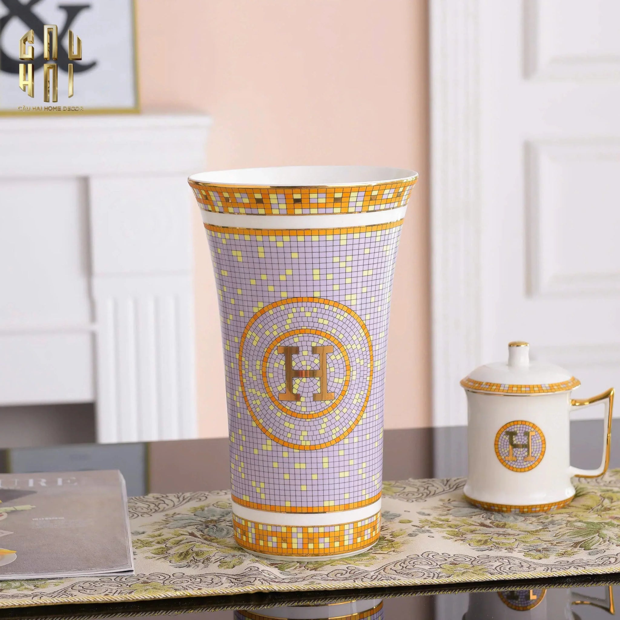 Maison Couture - Bình Hoa Cao Cấp Mystic Helios Ss25-BÌNH HOA-CẬU HAI HOME DECOR
