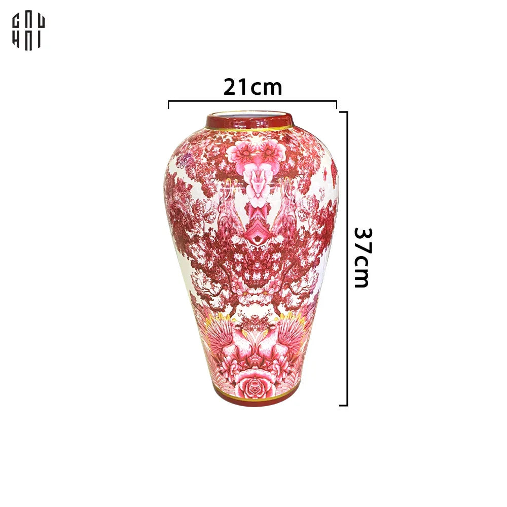 Maison Couture - Bình Hoa Ceramic Jungle Pinky By D.O Ss25-CẬU HAI HOME DECOR