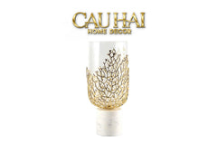 Maison Couture - Bình Hoa Goblet Marble Coral H35-BÌNH HOA-CẬU HAI HOME DECOR