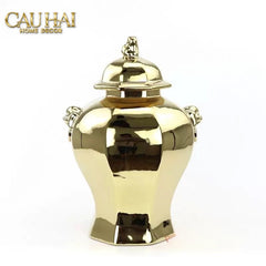 Maison Couture - Bình Hoa Hoàng Kim Nghê - Imperial Lion Regent Vessel-BÌNH HOA-CẬU HAI HOME DECOR