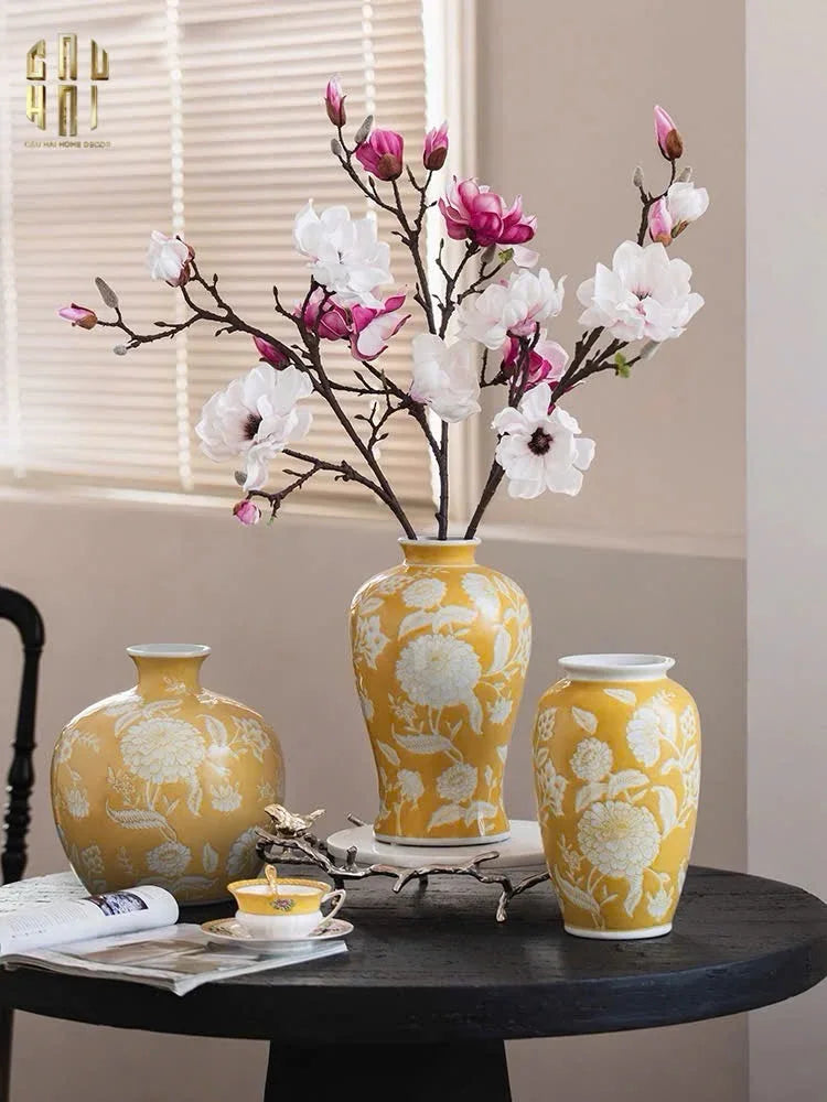 Maison Couture - Bình Hoa Hoàng Kim Soleil Royal H33-BÌNH HOA-CẬU HAI HOME DECOR
