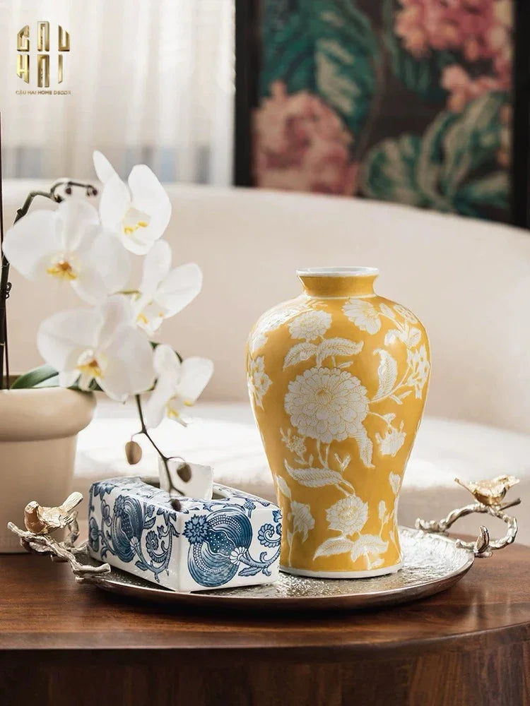 Maison Couture - Bình Hoa Hoàng Kim Soleil Royal H33-BÌNH HOA-CẬU HAI HOME DECOR