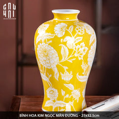 Maison Couture - Bình Hoa Hoàng Kim Soleil Royal H33-BÌNH HOA-CẬU HAI HOME DECOR