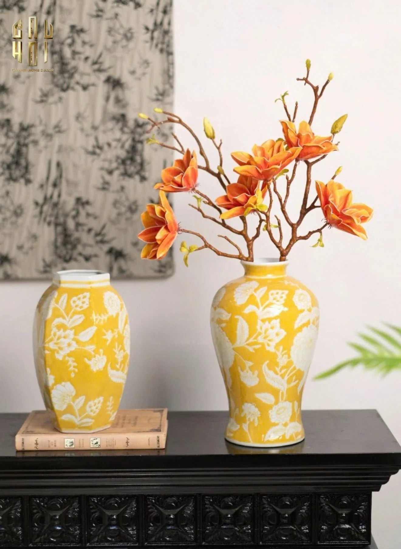 Maison Couture - Bình Hoa Hoàng Kim Soleil Royal H33-BÌNH HOA-CẬU HAI HOME DECOR