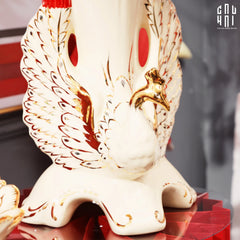 Maison Couture - Bình Hoa Khổng Tước Sứ Ngọc Cao Cấp Impérial Paon Empress Fan 33x48-BÌNH HOA-CẬU HAI HOME DECOR