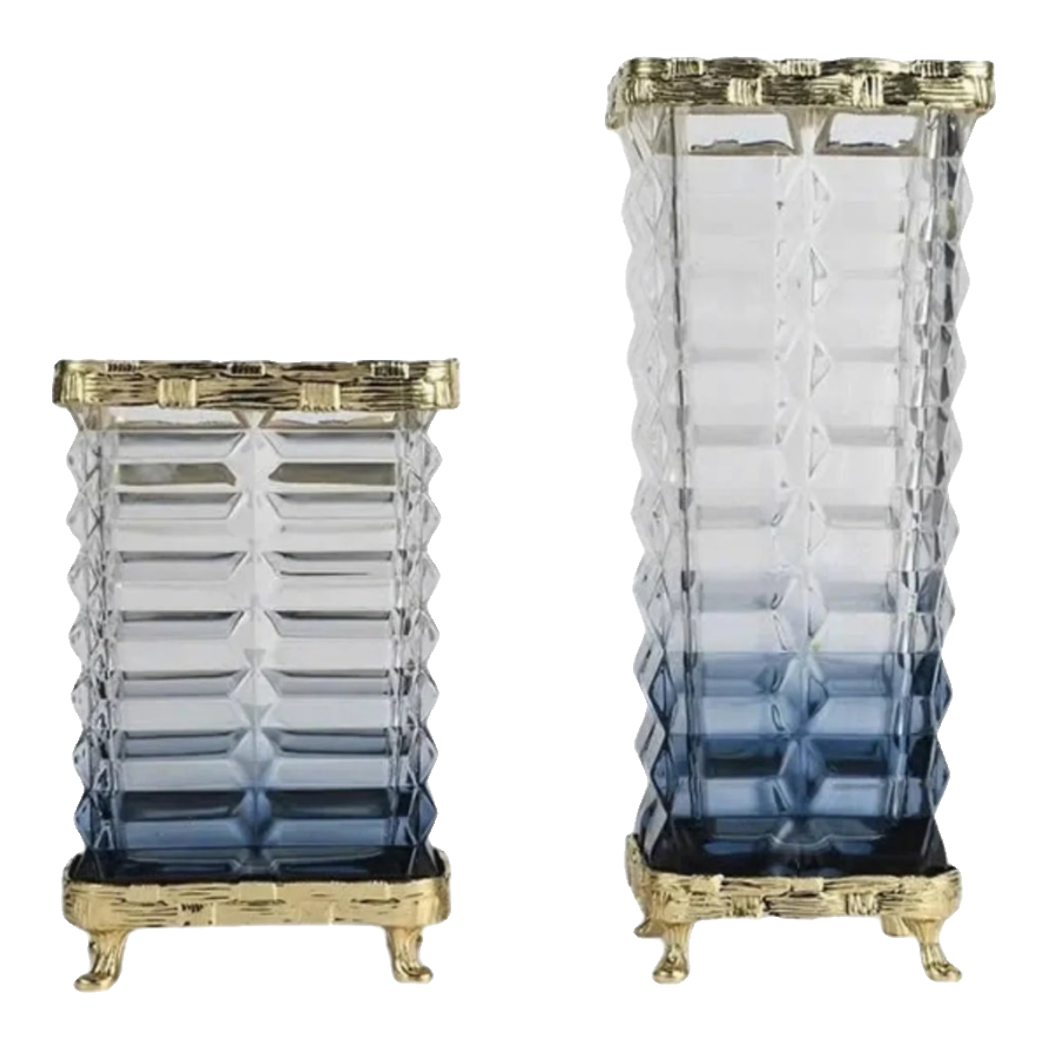 Maison Couture - Bình Hoa Pha Lê Azure Obelisk Cristalleries 22/32