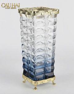 Maison Couture - Bình Hoa Pha Lê Azure Obelisk Cristalleries 22/32-BÌNH HOA-CẬU HAI HOME DECOR