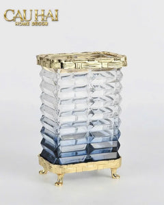 Maison Couture - Bình Hoa Pha Lê Azure Obelisk Cristalleries 22/32-BÌNH HOA-CẬU HAI HOME DECOR