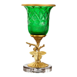 Maison Couture - Bình Hoa Pha Lê Brasson Papillon Emerald H30-BÌNH HOA-CẬU HAỊ HOME DECOR-CẬU HAI HOME DECOR