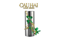 Maison Couture - Bình Hoa Platium Đá Pha Lê Emerald Métallique Aurum Branche 17x14x31-CẬU HAI HOME DECOR