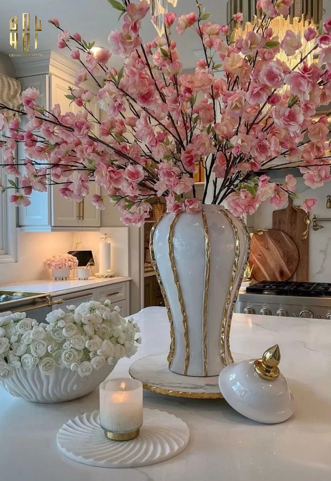 Maison Couture - Bình Hoa Porcelain Atelier Flynn H60-BÌNH HOA-CẬU HAI HOME DECOR