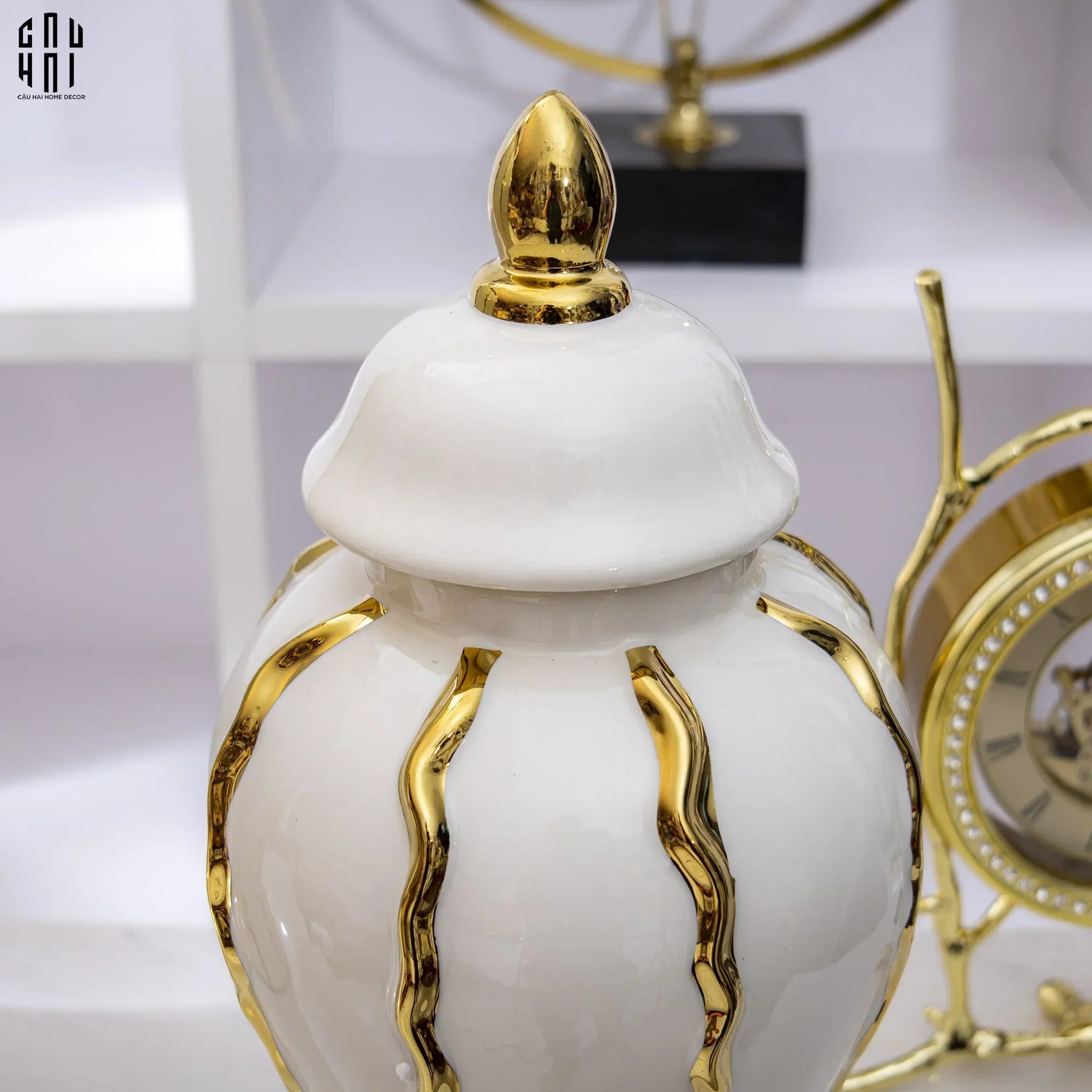 Maison Couture - Bình Hoa Porcelain Atelier Flynn H60-BÌNH HOA-CẬU HAI HOME DECOR