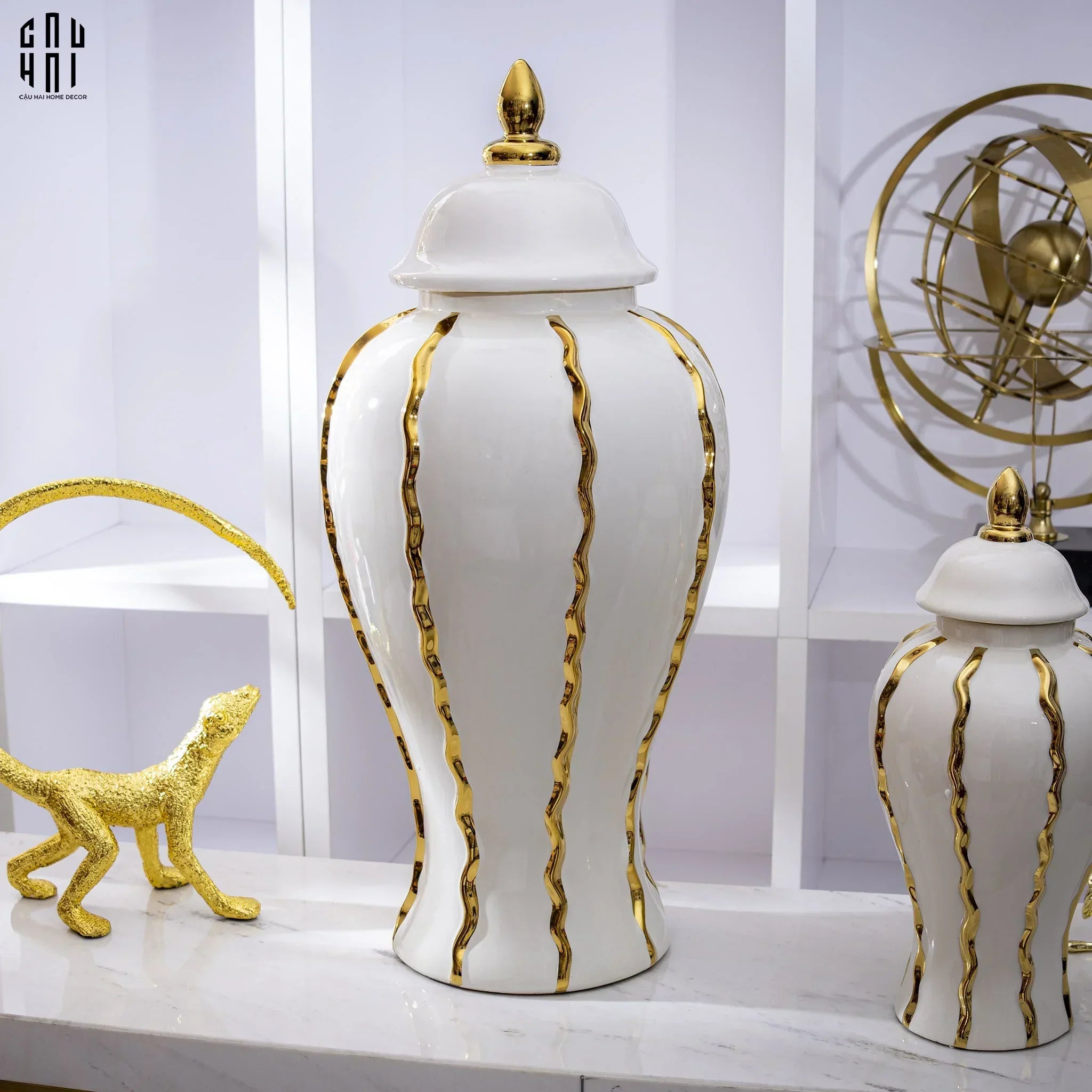 Maison Couture - Bình Hoa Porcelain Atelier Flynn H60-BÌNH HOA-CẬU HAI HOME DECOR