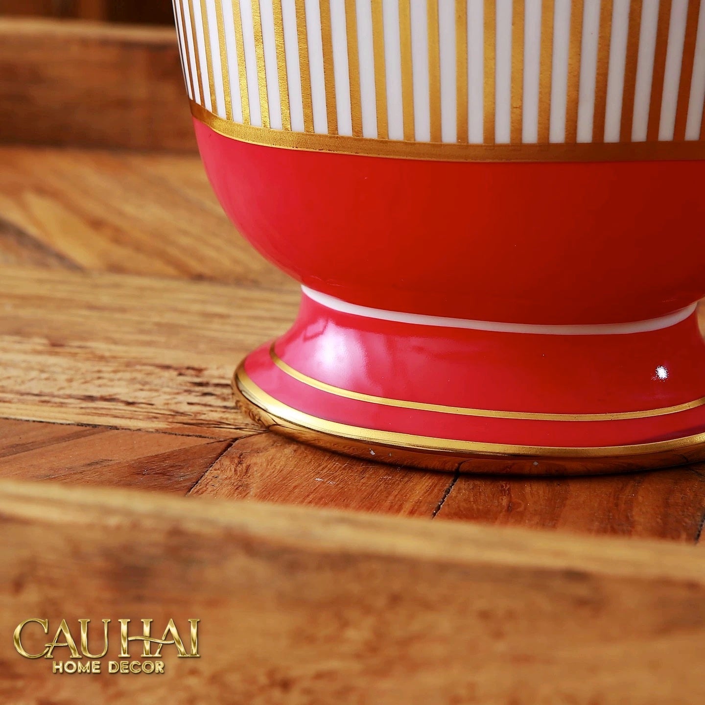 Maison Couture - Bình Hoa Rouge et Or de Bon Augure H28 - CẬU HAI HOME DECOR