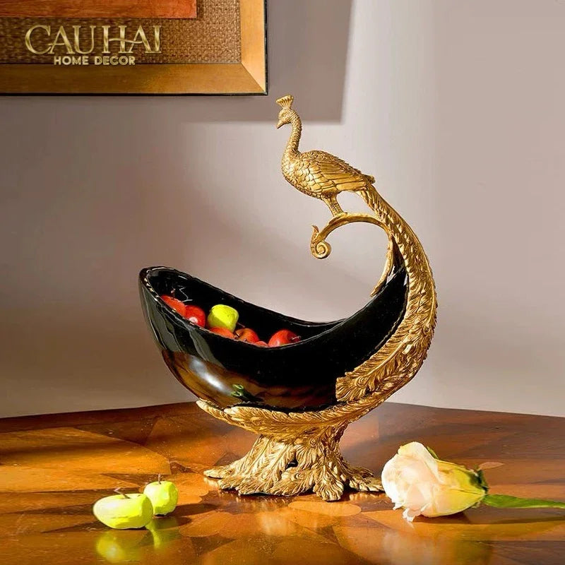 Maison Couture – Bình Hoa Sứ Đồng Imperium Empire Amphora Of Dionysus - Barocco Divine Vase H52-BÌNH HOA-CẬU HAI HOME DECOR