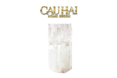 Maison Couture - Bình Hoa Thạch Anh Trắng Elite Quartz Allure Gemstone Vases H30-BÌNH HOA-CẬU HAI HOME DECOR