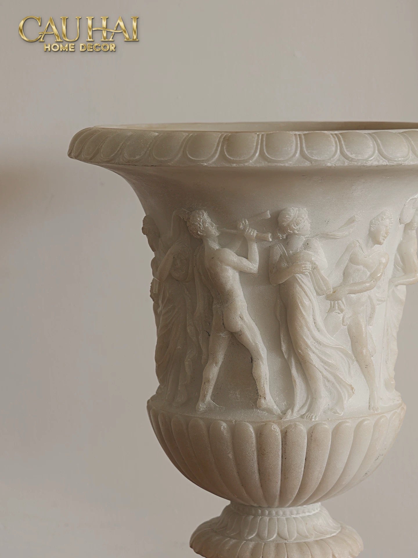 Maison Couture - Bình Phù Điêu Amphora Des Dieux Dionysien - Patrimoine H47 - CẬU HAI HOME DECOR