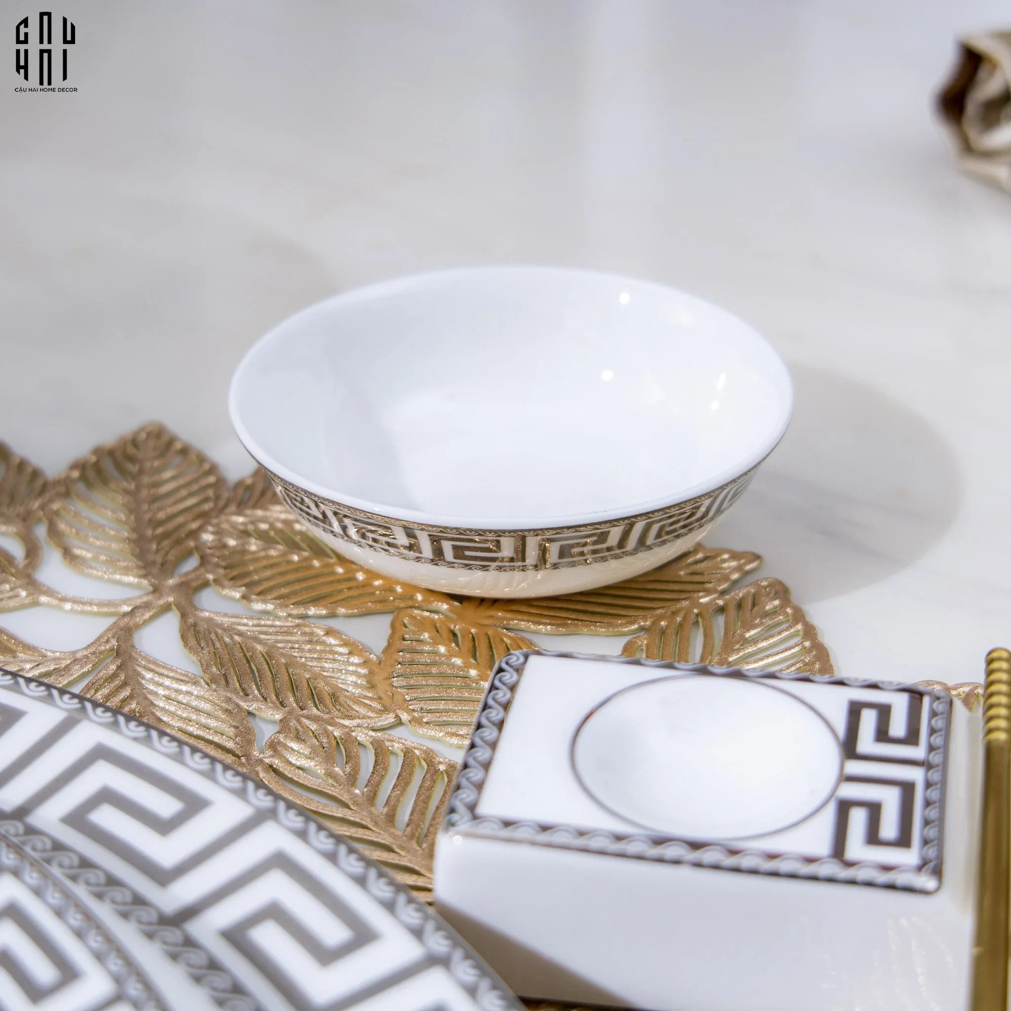 Maison Couture - Bộ Đĩa Âu 1 Người Dinner Set Au Revoir Eleanor 8Pcs - CẬU HAI HOME DECOR