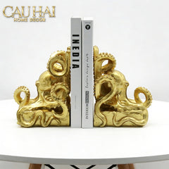Maison Couture - Chặn Sách Bạch Tuộc Octavia D’Or 30×13×H20-SÁCH TRANG TRÍ-CẬU HAI HOME DECOR
