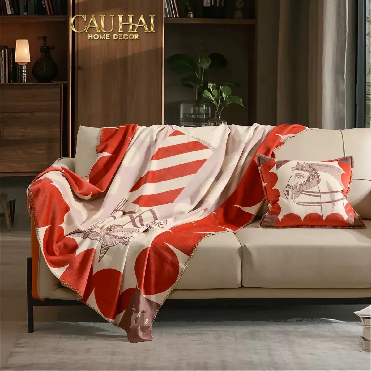 chan-sofa-rouge-l-velour-equestre-medaillon-velvet-blanket-150-cau-hai-home-decor-4 - CẬU HAI HOME DECOR