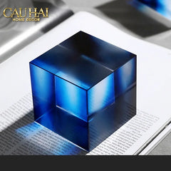 Maison Couture - Đế Đá Pha Lê Lập Phương Milky Way Cristalleries Stones Eight³ 8³-CẬU HAI HOME DECOR