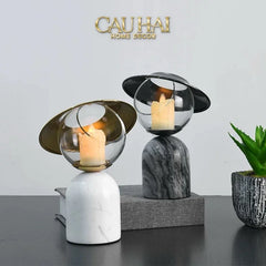 Maison Couture - Đế Nến Lady D'Or Déesse À Chapeau-ĐẾ NẾN-CẬU HAI HOME DECOR