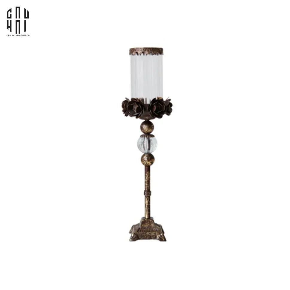 Maison Couture – Đế Nến Rustic Stephane Antique D’Or-ĐẾ NẾN-CẬU HAI HOME DECOR