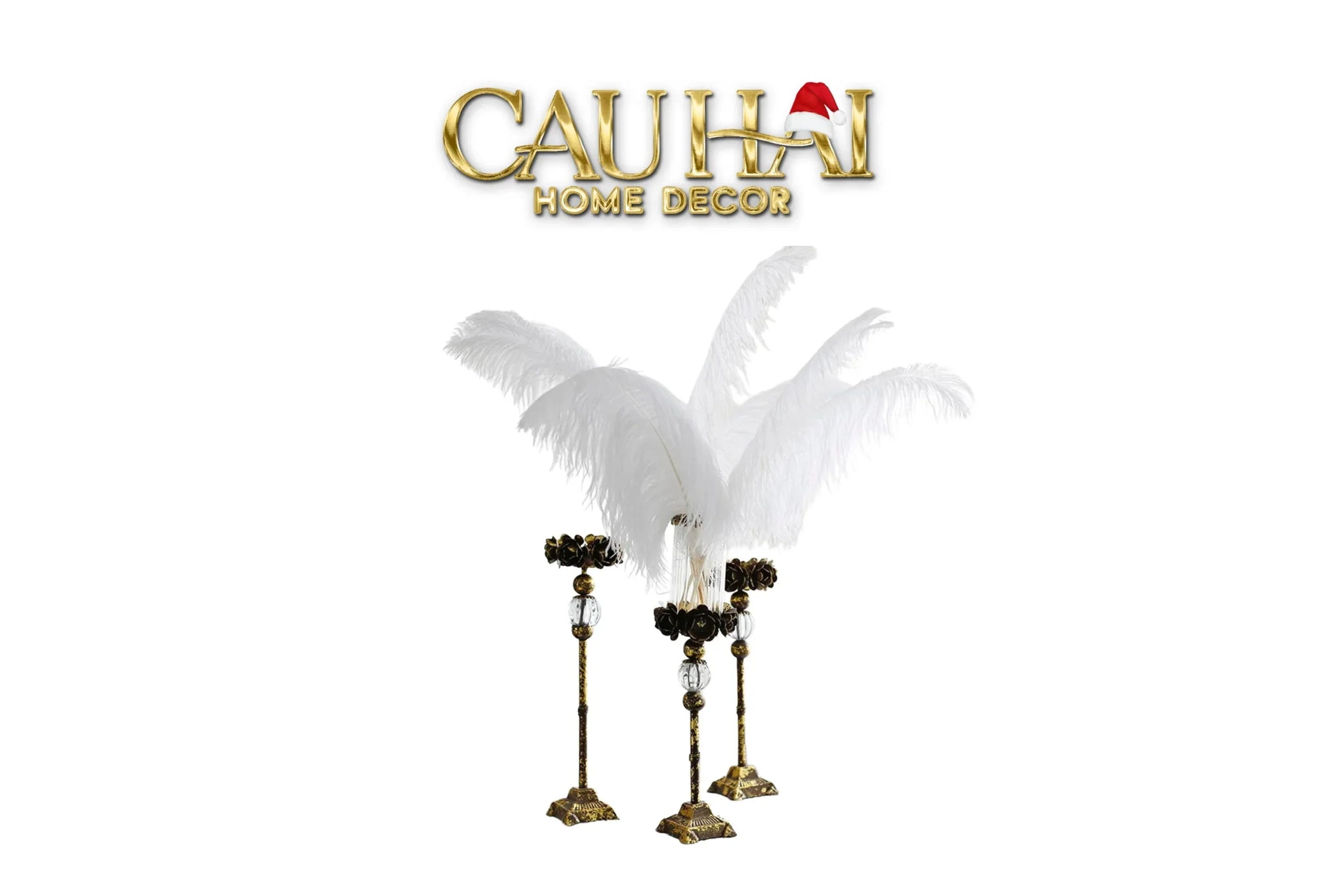 Maison Couture – Đế Nến Rustic Stephane Antique D’Or-ĐẾ NẾN-CẬU HAI HOME DECOR