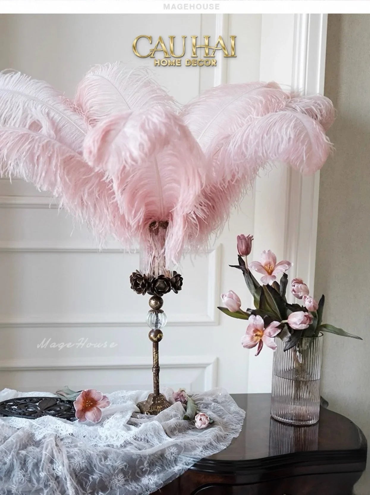 Maison Couture – Đế Nến Rustic Stephane Antique D’Or-CẬU HAI HOME DECOR