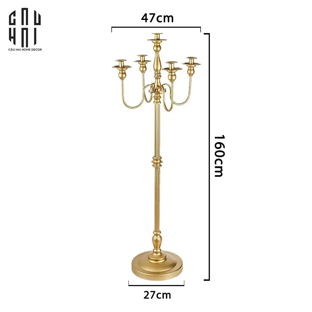 Maison Couture – Đế Nến Sàn Impérial Candelabre Baroque Éclat H160-ĐẾ NẾN-CẬU HAI HOME DECOR