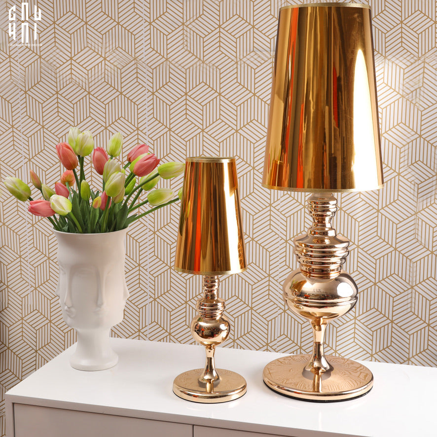 Maison Couture - Đèn Bàn Andrew Iconique Allure Métallique Gold H78-CẬU HAI HOME DECOR