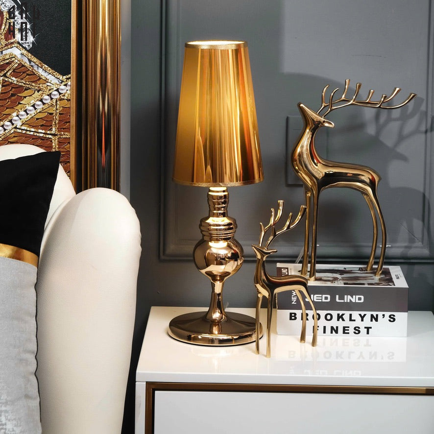 Maison Couture - Đèn Bàn Andrew Iconique Allure Métallique Gold H78-CẬU HAI HOME DECOR