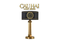 Maison Couture - Đèn Bàn Brasson Signature Medusa Noir 30x30x50-ĐÈN BÀN-CẬU HAI HOME DECOR