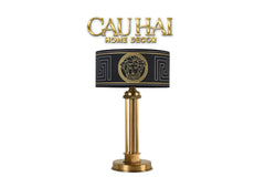 Maison Couture - Đèn Bàn Brasson Signature Medusa Noir 30x30x50-ĐÈN BÀN-CẬU HAI HOME DECOR