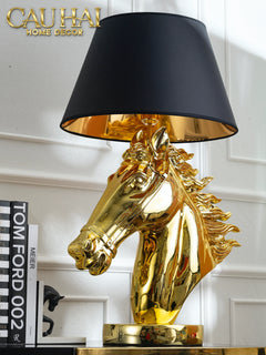 Maison Couture - Đèn Ngủ Bàn Golden Pegasus Allure Équestre Side Table Lamp 42x78-CẬU HAI HOME DECOR