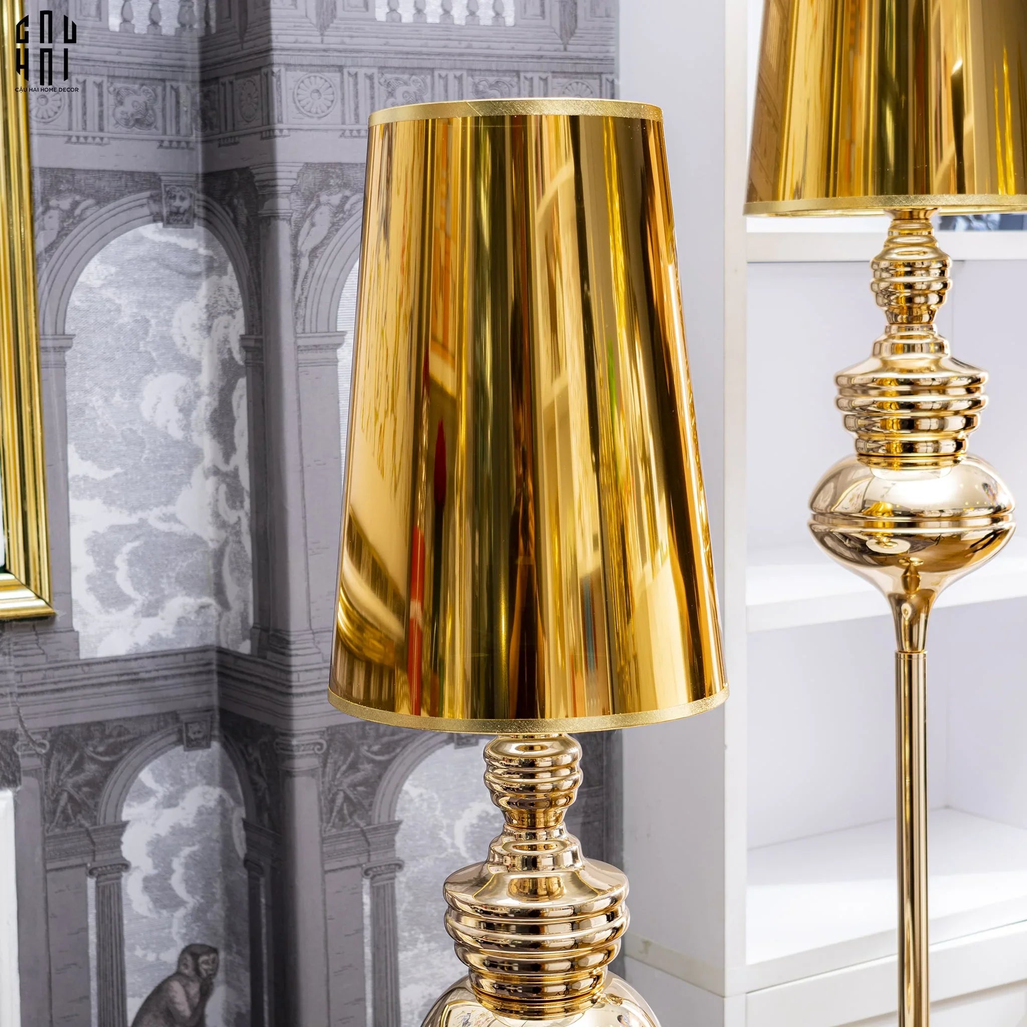 Maison Couture - Đèn Sàn Iconique Astral Andrew H164 - Métallique Gold Floor Lamp-ĐÈN SÀN-CẬU HAI HOME DECOR