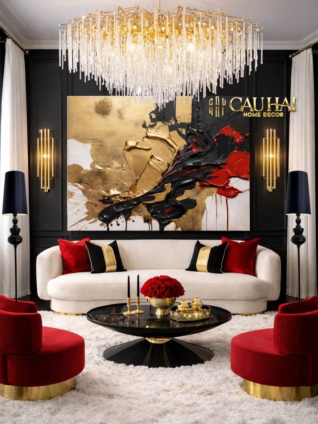 Maison Couture - Đèn Bàn Andrew Iconique Allure Métallique Gold H78-ĐÈN BÀN-CẬU HAI HOME DECOR