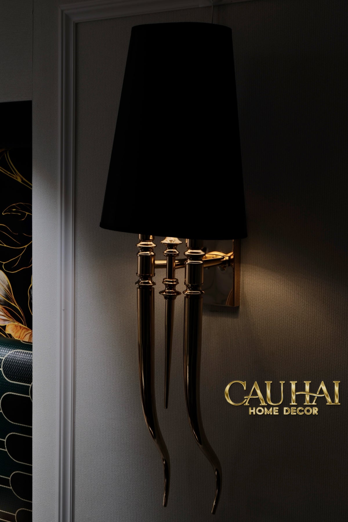 Maison Couture - Đèn Tường Palazzo Oro Noire H65-ĐÈN TRANG TRÍ-CẬU HAI HOME DECOR