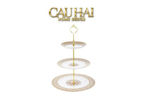 Maison Couture - Đĩa 3 Tầng Helios Étagère Mosaïque H – Trois Niveaux-SET CHÉN DĨA-CẬU HAI HOME DECOR