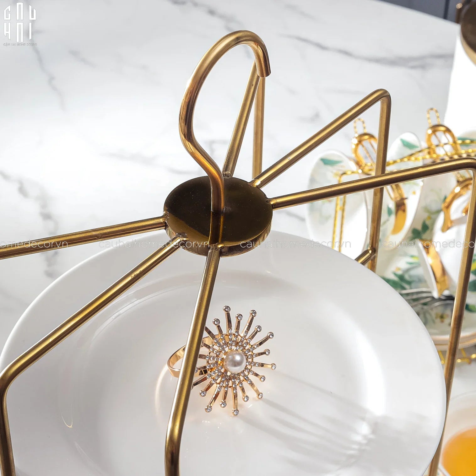 Maison Couture - Đĩa Bánh 3 Tầng Imperia Étagère-CẬU HAI HOME DECOR