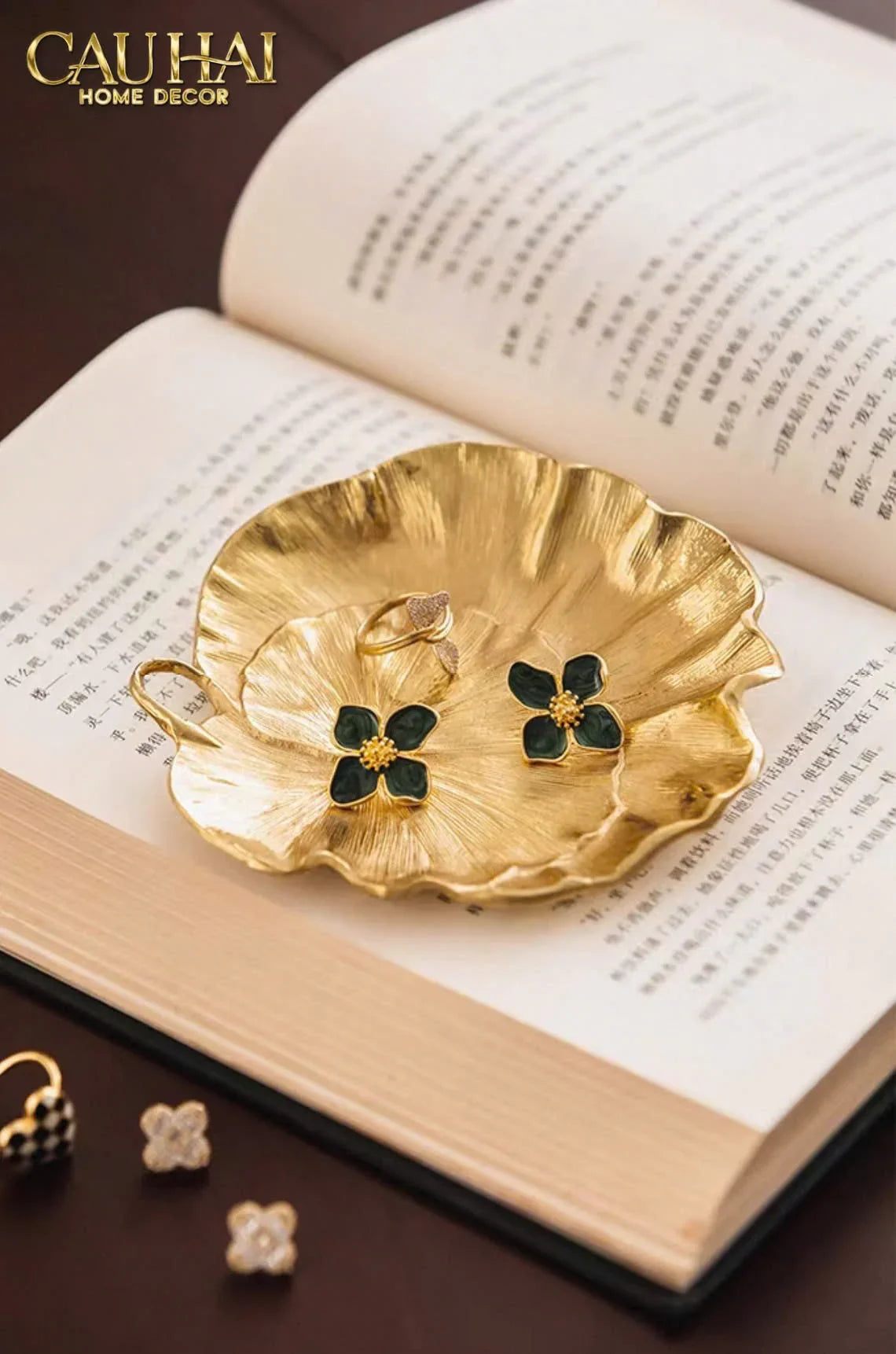 Maison Couture - Đĩa Đồng Lotus D'Or-SET CHÉN DĨA-CẬU HAI HOME DECOR