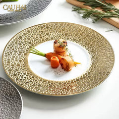 Maison Couture - Đĩa Lót Golden Bubble Dinner 31 - Ss25-CẬU HAI HOME DECOR
