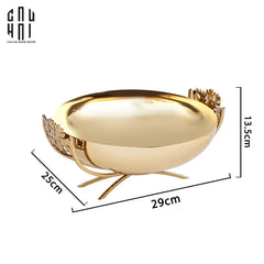 Maison Couture - Đĩa Trái Cây Golden Era Couronne 25x29x14-CẬU HAI HOME DECOR