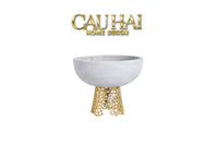 Maison Couture - Đĩa Trái Cây Marble Stone Fruit Bowl - Arthur Prime Size L-SET CHÉN DĨA-CẬU HAI HOME DECOR