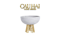 Maison Couture - Đĩa Trái Cây Marble Stone Fruit Bowl - Arthur Prime Size L-SET CHÉN DĨA-CẬU HAI HOME DECOR