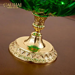 Maison Couture - Đĩa Trái Cây Pha Lê Brasson Emerald Cristalleries Fruit Bowl H24-CẬU HAI HOME DECOR